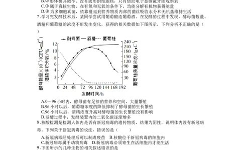 专题19生物圈中的微生物（原卷版）_6生物中考复习_2024年中考复习资料_一轮复习资料_完精准复习课件精讲ppt+习题精练备战2024年中考生物一轮复习全考点通关_配套练习