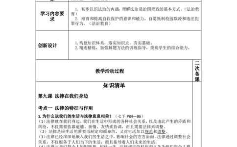 第八讲走进法治天地（七年级下册第四单元）-2026年道德与法治中考一轮复习_9道法中考复习_2026年中考复习（更新中）_2026年道德与法治中考一轮复习教案