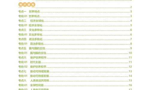 专题05我们共同的世界（讲义）（原卷版）_9道法中考复习_2024年中考复习资料_一轮复习资料_完2024年中考道德与法治一轮复习讲练测（全国通用）_配套讲义（原卷版+解析版）