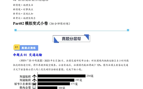 专题20中国的经济发展（好题帮）-备战2024年中考地理一轮复习考点帮（全国通用）（原卷版）_7地理中考复习_2024年中考复习资料_一轮复习资料_配套练习资料