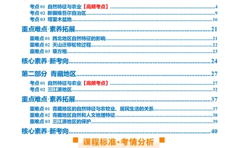 专题25西北地区和青藏地区（讲义）（原卷版）_7地理中考复习_2024年中考复习资料_一轮复习资料_❤2024年中考地理一轮复习讲练测（全国通用）_配套讲义