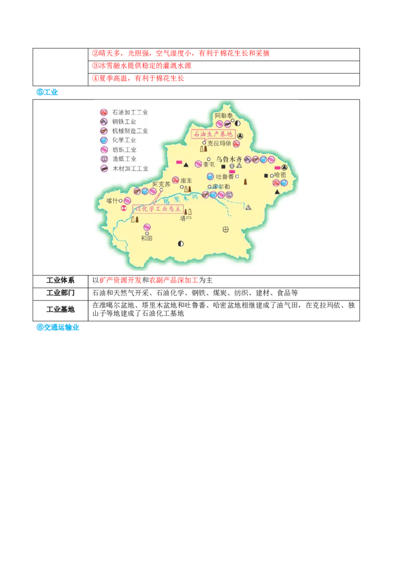 专题25西北地区和青藏地区（讲义）（原卷版）_7地理中考复习_2024年中考复习资料_一轮复习资料_❤2024年中考地理一轮复习讲练测（全国通用）_配套讲义