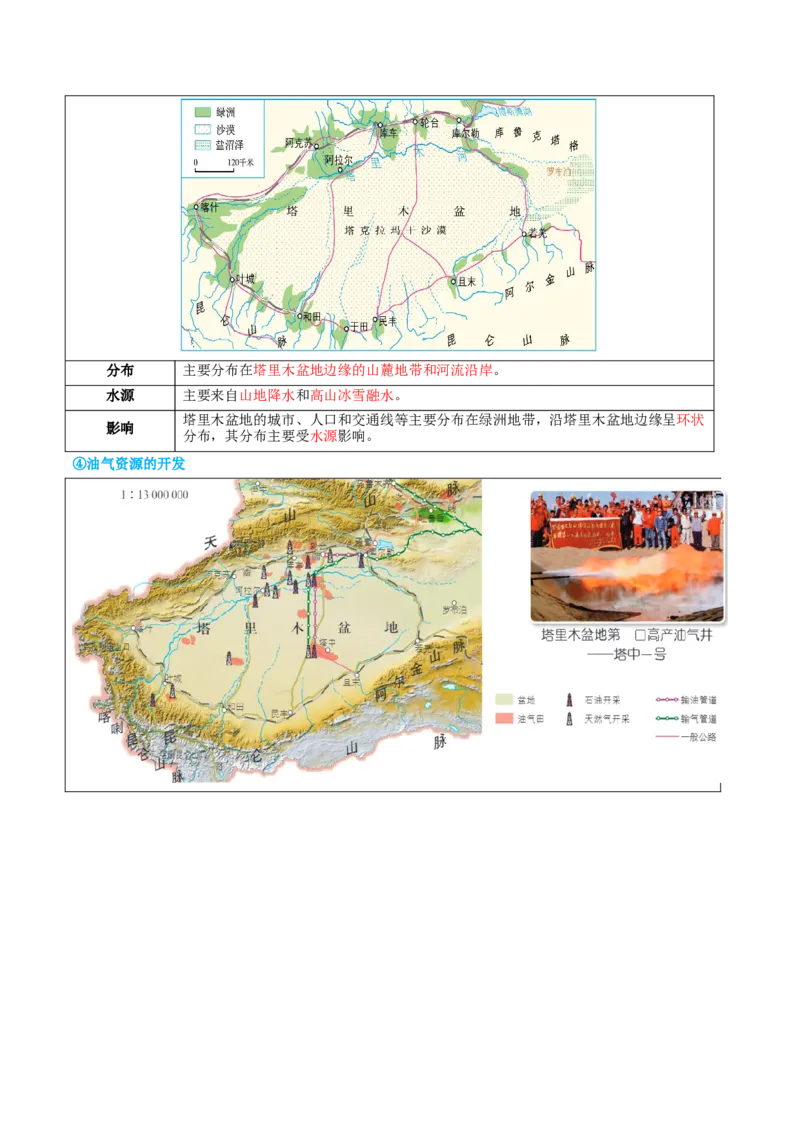 专题25西北地区和青藏地区（讲义）（原卷版）_7地理中考复习_2024年中考复习资料_一轮复习资料_❤2024年中考地理一轮复习讲练测（全国通用）_配套讲义