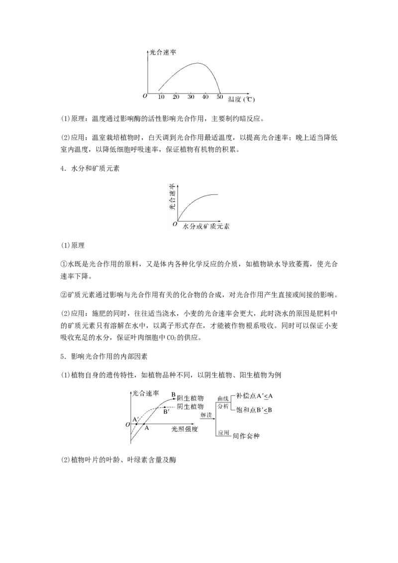 考点12光合作用（核心考点讲与练）-2023年高考生物一轮复习讲练测（全国通用）（原卷版）_通用版（老高考）复习资料_2023年复习资料_一轮复习