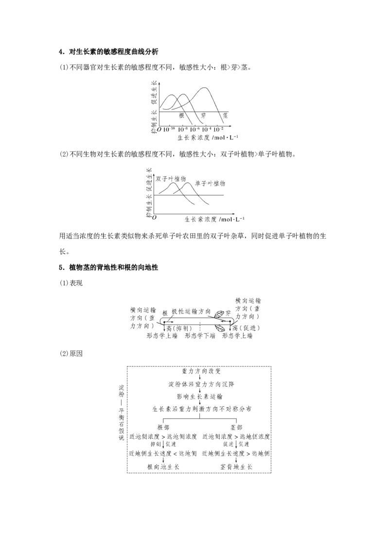 考点28植物生命活动的调节（原卷版）_通用版（老高考）复习资料_2023年复习资料_一轮复习_2023年高考生物一轮复习讲练测（全国通用）