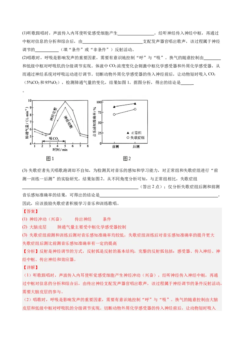 考点通关卷25神经调节（解析版）_2025年新高考资料_一轮复习_2025年高考生物一轮复习考点通关卷（新高考通用）_考点通关卷25神经调节-2025年高考生物一轮复习考点通关卷（新高考通用）