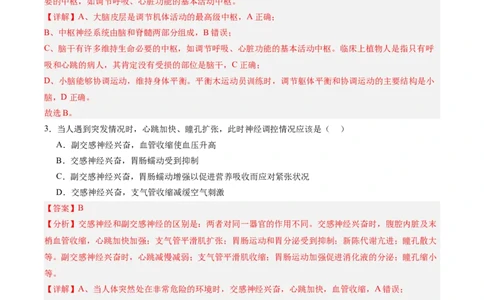 考点通关卷25神经调节（解析版）_2025年新高考资料_一轮复习_2025年高考生物一轮复习考点通关卷（新高考通用）_考点通关卷25神经调节-2025年高考生物一轮复习考点通关卷（新高考通用）