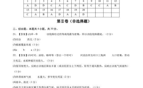 地理（吉林省卷）（参考答案）_7地理中考复习_赠送：2025中考模拟题_2025年地理三模_地理（吉林省卷）-2025年中考第三次模拟考试