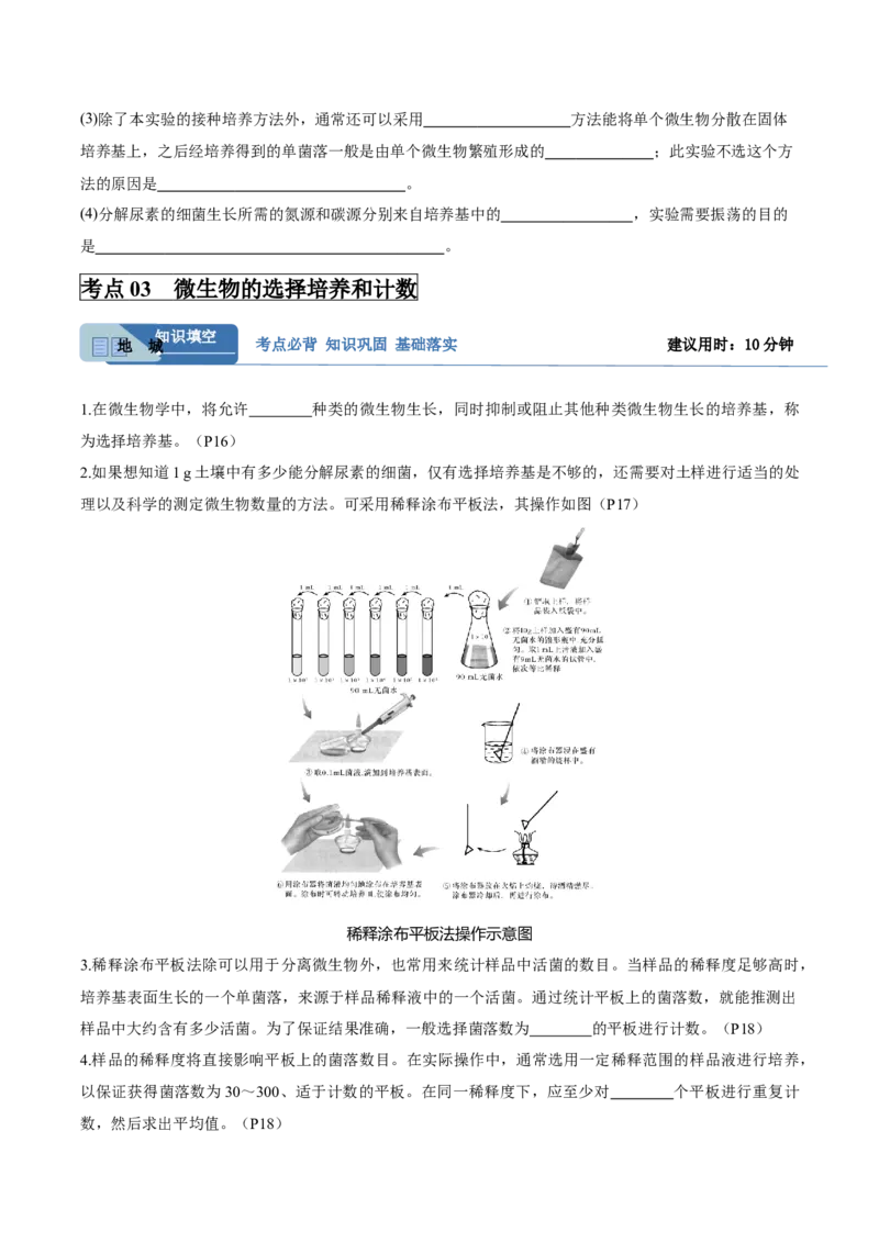 考点通关卷34发酵工程（原卷版）_2025年新高考资料_一轮复习_2025年高考生物一轮复习考点通关卷（新高考通用）
