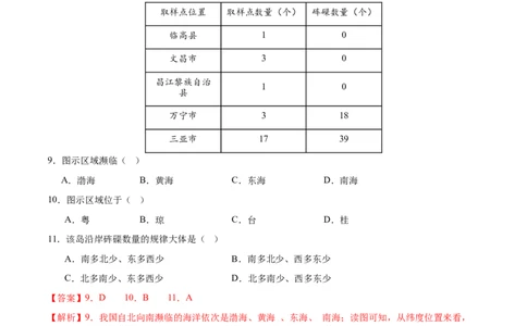 地理（福建卷）（全解全析）_7地理中考复习_赠送：2025中考模拟题_2025年地理一模_地理（福建卷）-2025年中考第一次全真模拟题