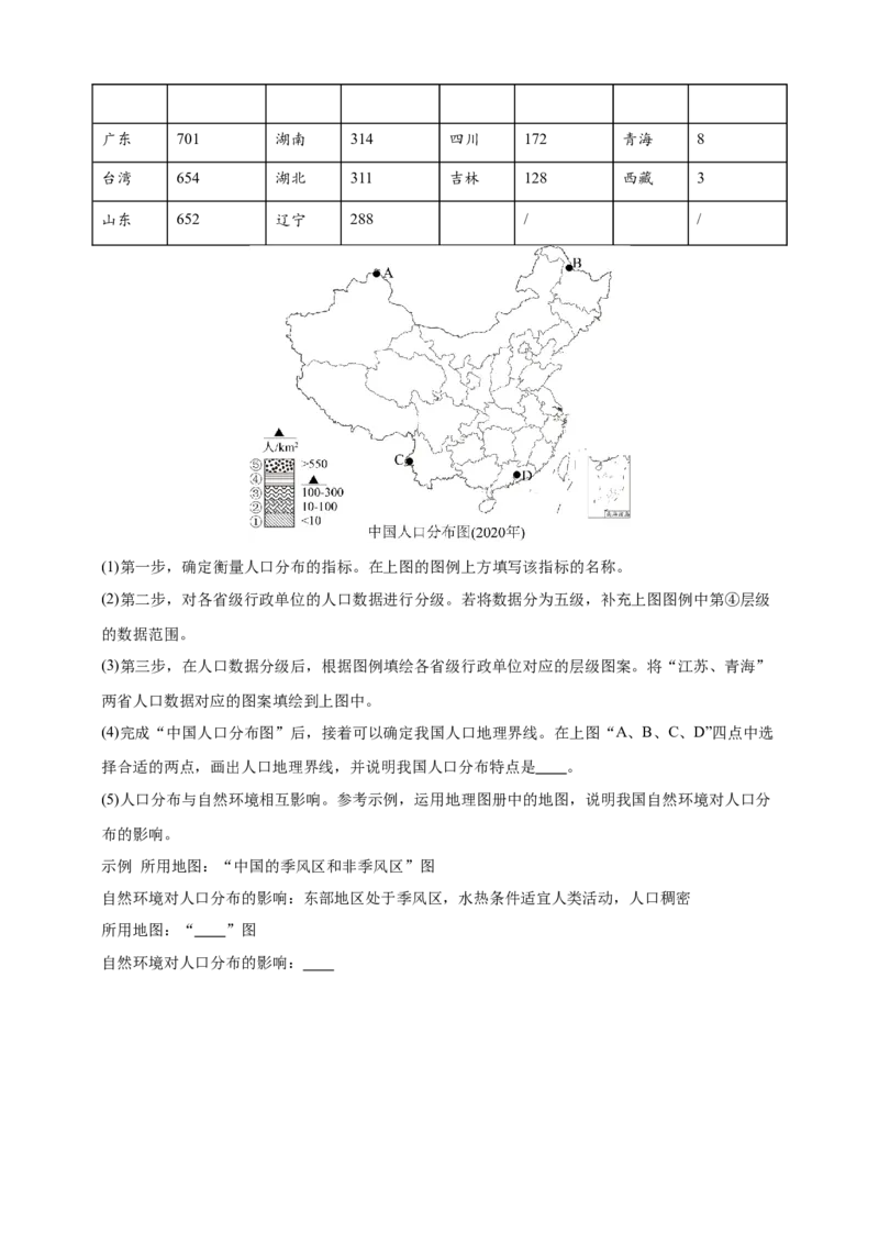 好题汇编2024年中考地理真题分类汇编05居民与聚落、发展与合作（原卷版）_7地理中考复习_2025中考复习资料_备战20252024年中考地理真题分类汇编
