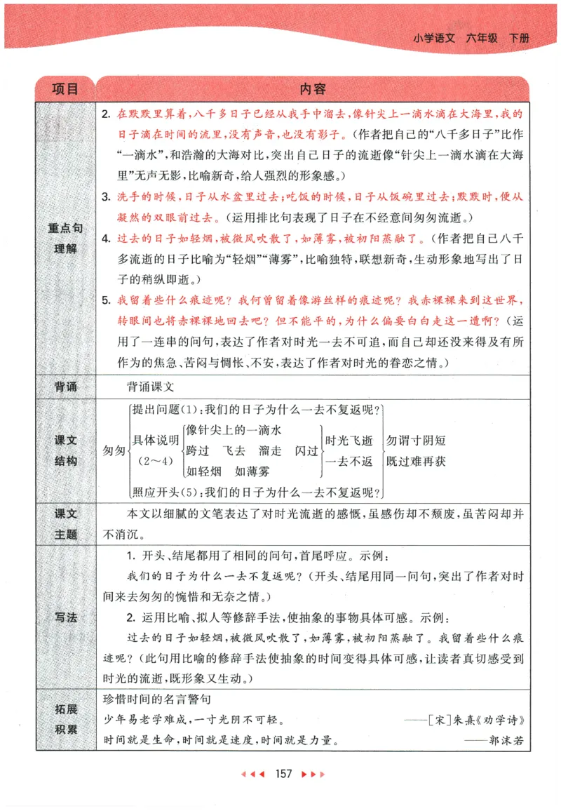 六年级语文下册人教版26春《53天天练》课堂笔记_2026春季学期_26春53天天练_26春53天天练语文1-6下完整版全套_六年级语文下册人教版26春《53天天练》