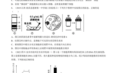 解密05细胞的生命历程（分层训练)（原卷版）_新高考复习资料_2023年新高考复习资料_二轮复习_高频考点解密2023年高考生物二轮复习讲义+分层训练（全国通用）288808838