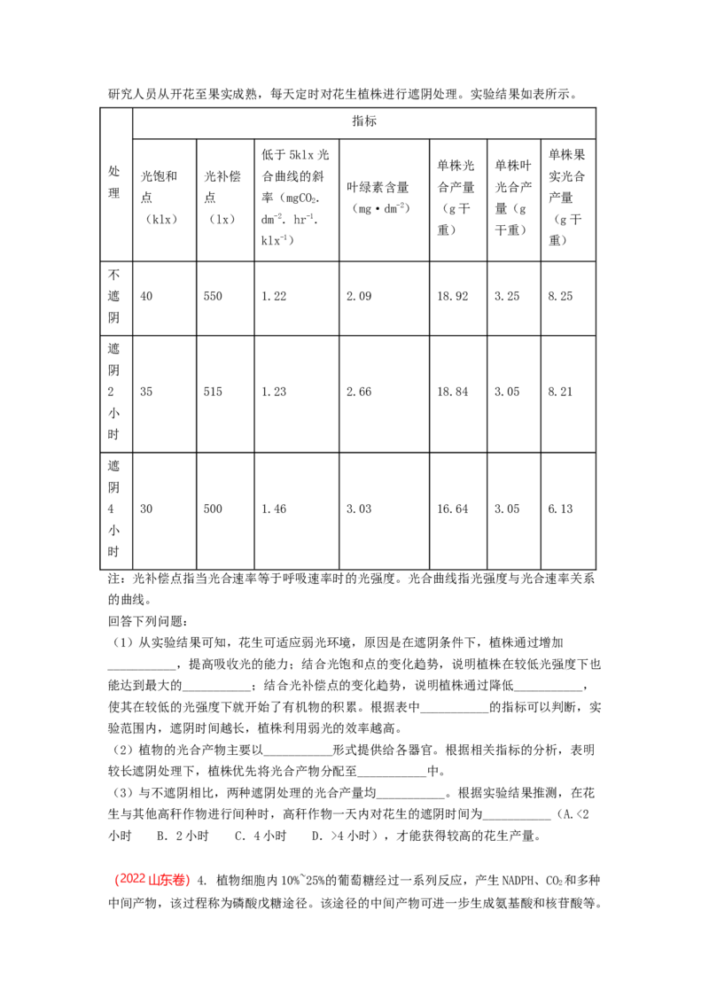 解密04细胞的能量供应和利用（讲义)（学生版）_新高考复习资料_2023年新高考复习资料_二轮复习_高频考点解密2023年高考生物二轮复习讲义+分层训练（全国通用）288808838