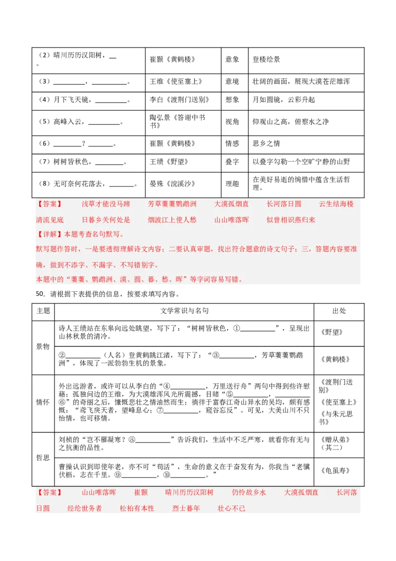 18+八年级上册1-3单元古诗文默写强化训练-2025年中考语文古诗文默写背诵与强化训练_中考复习资料_语数英物化_1语文中考复习_2025年中考资料_2025年中考语文古诗文默写背诵与强化训练