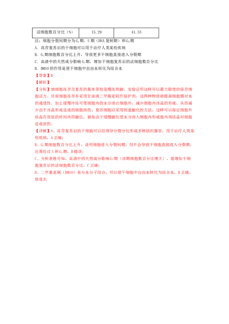 解密05细胞的生命历程（讲义)（教师版）_通用版（老高考）复习资料_2023年复习资料_二轮复习_高频考点解密2023年高考生物二轮复习讲义+分层训练（全国通用）