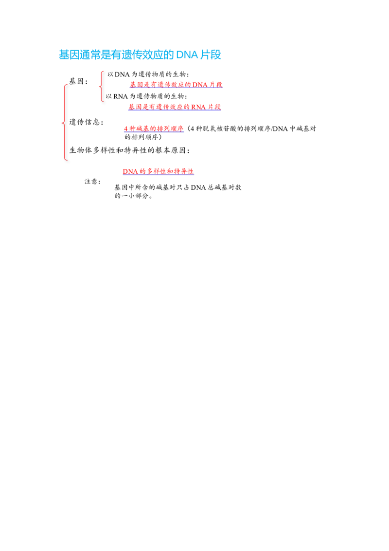 解密08遗传的分子学基础（讲义)（教师版）_新高考复习资料_2023年新高考复习资料_二轮复习_高频考点解密2023年高考生物二轮复习讲义+分层训练（全国通用）288808838