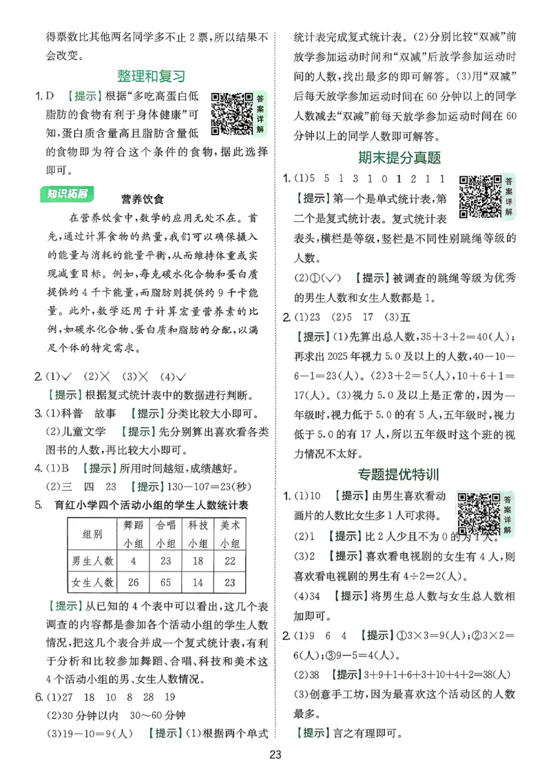 实验班数学人教答案解析_2026春人教数学《实验班提优训练》_26春《实验班提优训练》人教数学3下