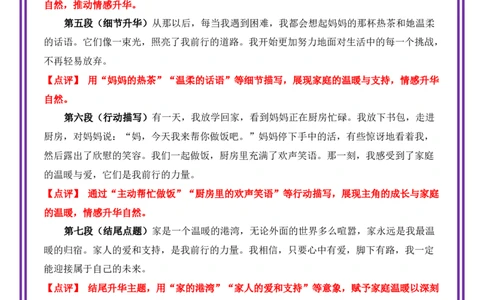 11.第11天主题：真情温暖类《家的港湾》（2025年暑假读写摘抄逆袭宝典）-备战2026年中考语文作文常见十大母题写作技巧与策略（全国通用）_中考复习资料_语数英物化_1语文中考复习