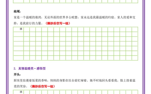 11.第11天主题：真情温暖类《家的港湾》（2025年暑假读写摘抄逆袭宝典）-备战2026年中考语文作文常见十大母题写作技巧与策略（全国通用）_中考复习资料_语数英物化_1语文中考复习