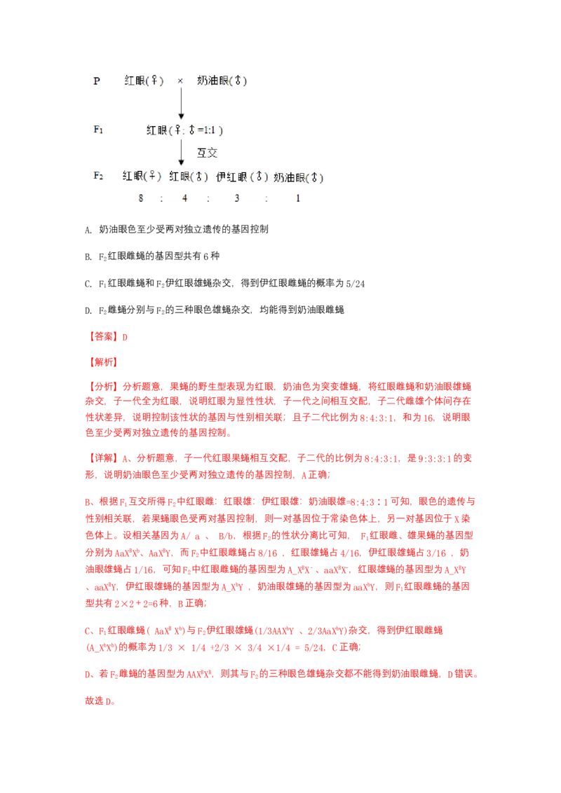解密06遗传的基本规律（讲义)（教师版）_新高考复习资料_2023年新高考复习资料_二轮复习_高频考点解密2023年高考生物二轮复习讲义+分层训练（全国通用）288808838