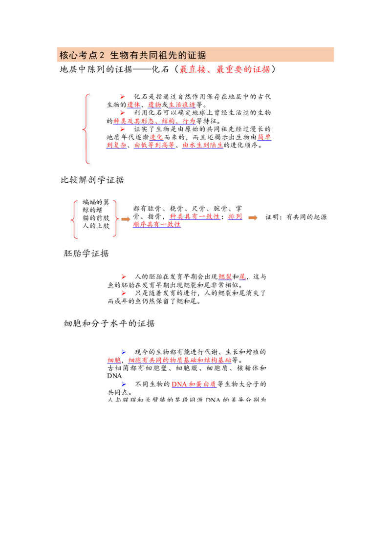 解密10生物的进化（讲义)（学生版）_新高考复习资料_2023年新高考复习资料_二轮复习_高频考点解密2023年高考生物二轮复习讲义+分层训练（全国通用）288808838