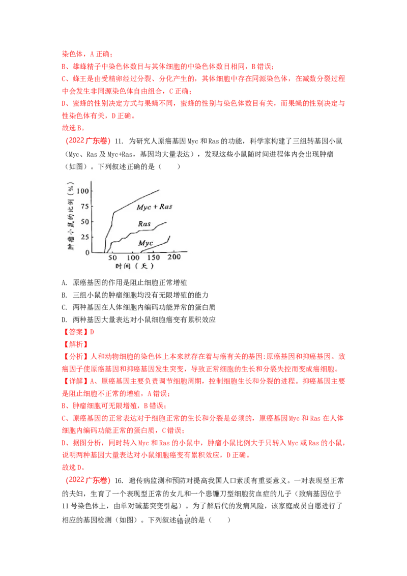 解密09生物的变异（讲义)（教师版）_新高考复习资料_2023年新高考复习资料_二轮复习_高频考点解密2023年高考生物二轮复习讲义+分层训练（全国通用）288808838
