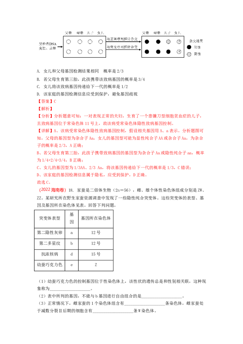 解密09生物的变异（讲义)（教师版）_新高考复习资料_2023年新高考复习资料_二轮复习_高频考点解密2023年高考生物二轮复习讲义+分层训练（全国通用）288808838