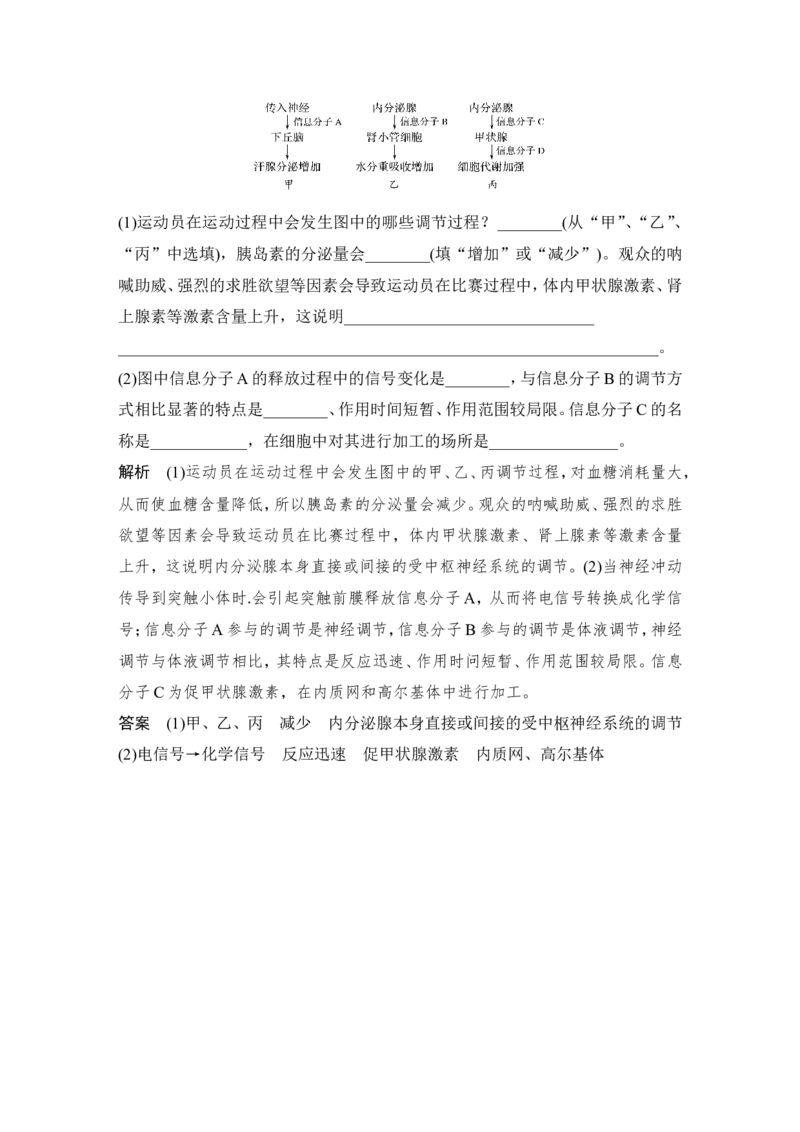 补上一课5动物激素生理功能的相关实验分析_新高考复习资料_2022年新高考复习资料_2022年一轮复习最新版_1.2022年高考生物一轮复习全国通用版_赠送word习题库_必修3