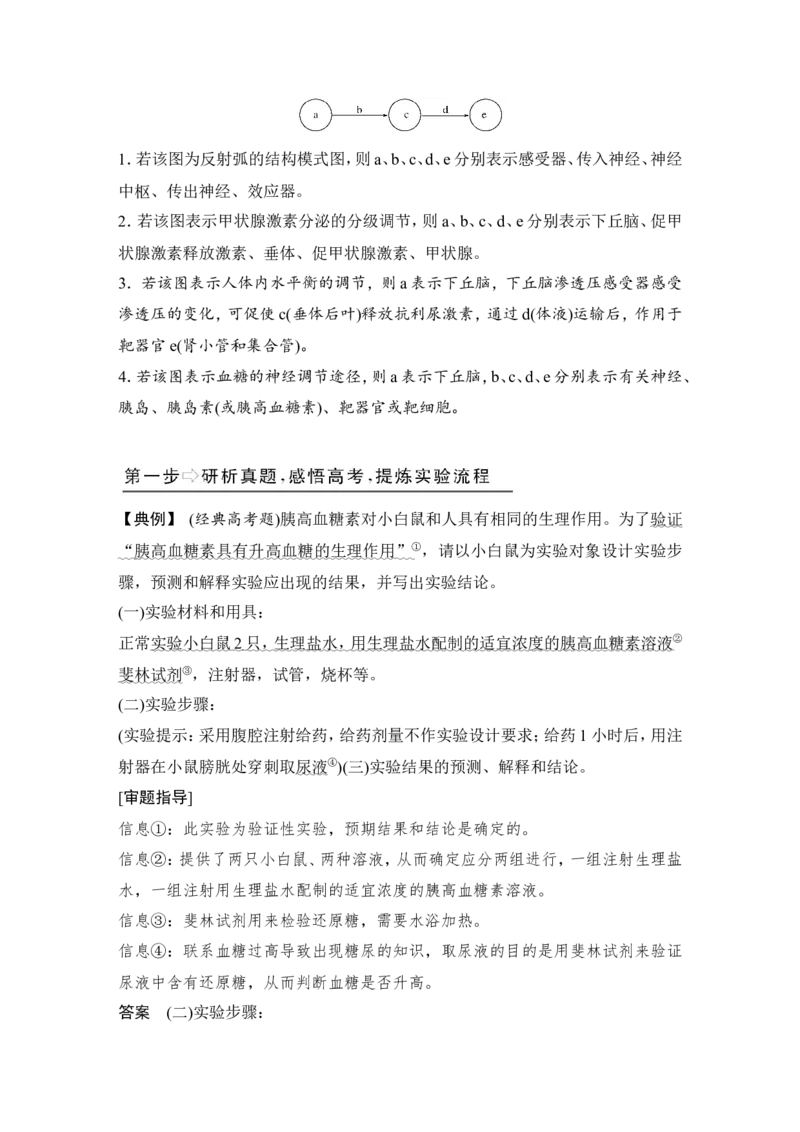 补上一课5动物激素生理功能的相关实验分析_新高考复习资料_2022年新高考复习资料_2022年一轮复习最新版_1.2022年高考生物一轮复习全国通用版_赠送word习题库_必修3