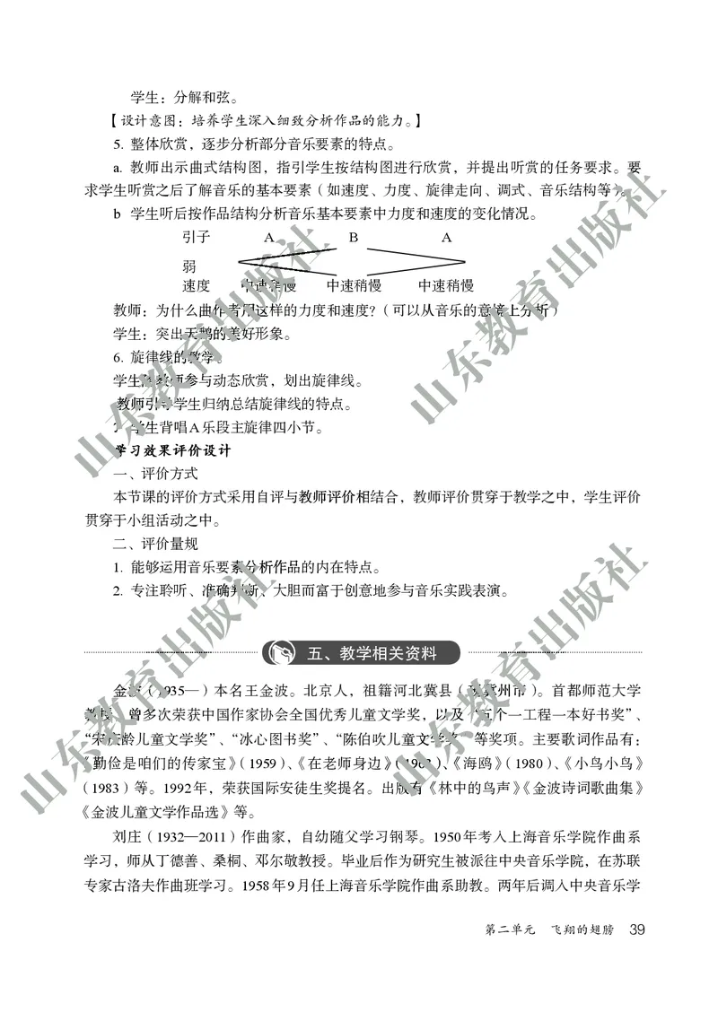 （五四学制）音乐教师教学用书6年级下册_电子课本_初中教学用书_鲁教版