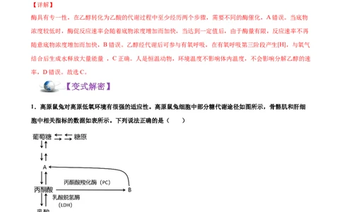 解密05ATP的主要来源&mdash;&mdash;细胞呼吸（讲义）-高频考点解密2021年高考生物二轮复习讲义+分层训练_新高考复习资料_2021年新高考资料
