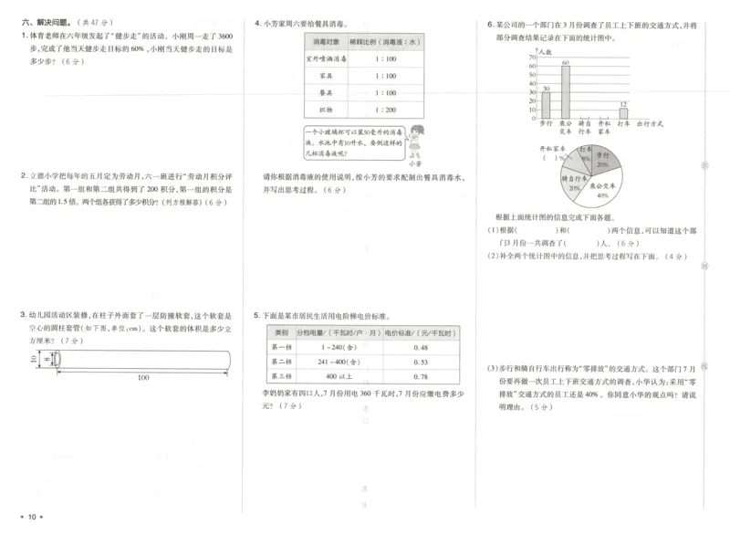 好卷数学RJ6下期末档_2026春季学期_2026《荣德基&bull;好卷冲刺期末》（1-6年级下）（数学）（人教版）_6年级下册数学《好卷》人教26春