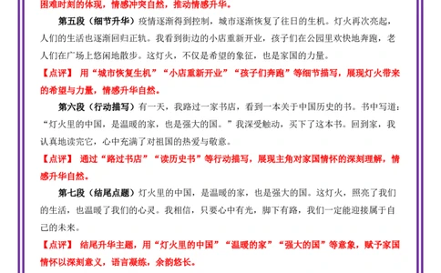 16.第16天主题：家国情怀类《灯火里的中国》（2025年暑假读写摘抄逆袭宝典）-备战2026年中考语文作文常见十大母题写作技巧与策略（全国通用）_中考复习资料_语数英物化_1语文中考复习