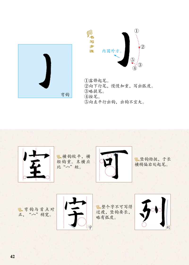 （已压缩）5制3下_电子课本_小学电子课本_12书法_青岛版_小学书法青岛版五四制3-5年级
