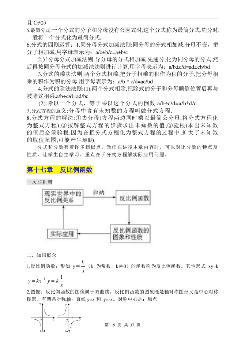 （超详）初中数学知识点归纳汇总_《初中全科目知识点汇总》_初高中知识点归纳汇总