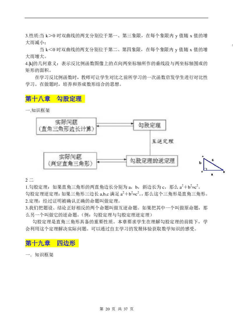 （超详）初中数学知识点归纳汇总_《初中全科目知识点汇总》_初高中知识点归纳汇总