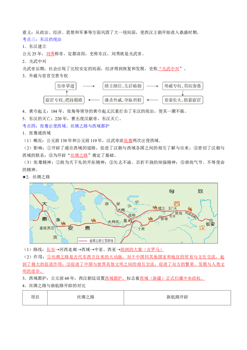秘籍01++中国古代史（七上）（思维导图+大单元整合+考点清单+难点点拨）-备战2024年中考历史抢分秘籍（全国通用）_8历史中考复习_2024年中考复习资料_三轮复习_考前抢分法宝