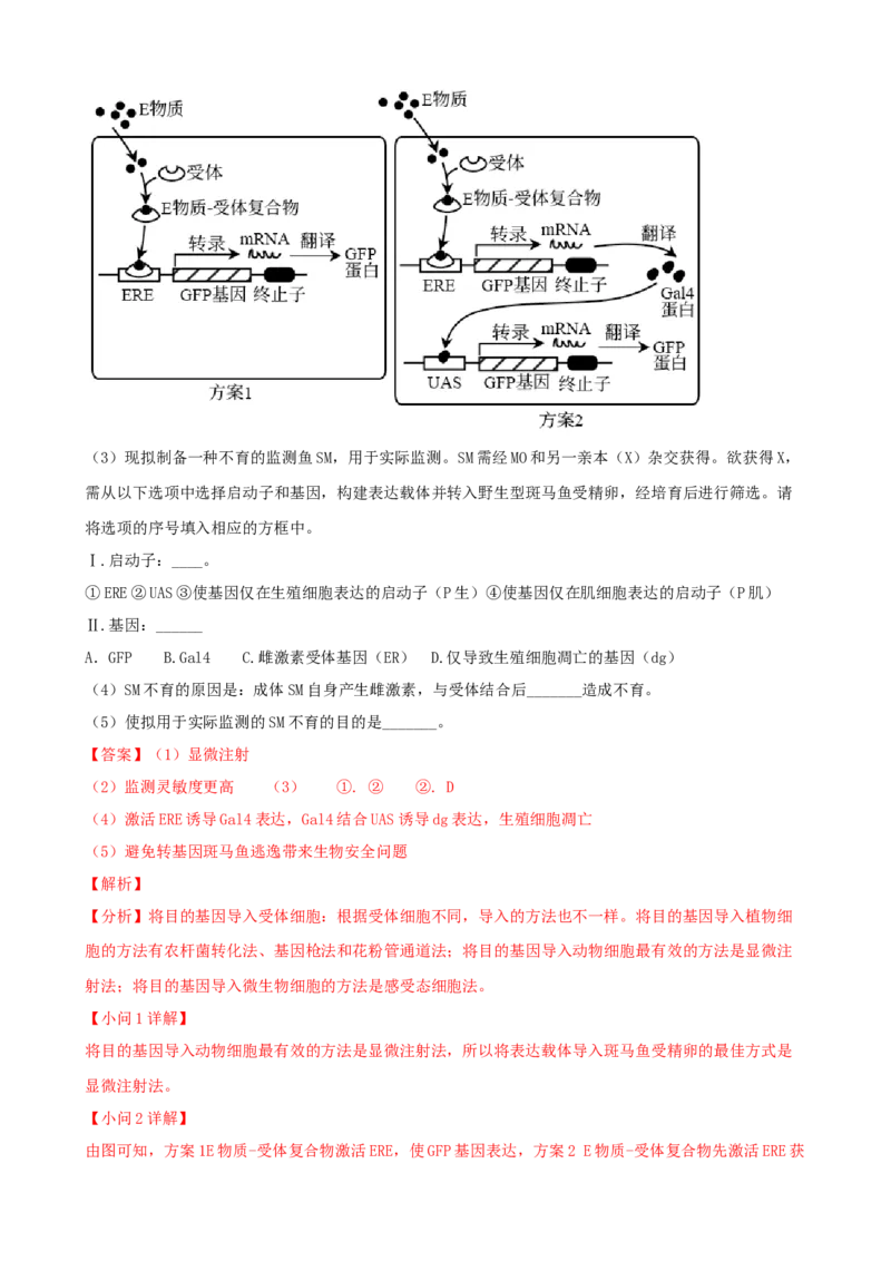 解密19基因工程（讲义）（教师版）_新高考复习资料_2023年新高考复习资料_二轮复习_高频考点解密2023年高考生物二轮复习讲义+分层训练（全国通用）288808838