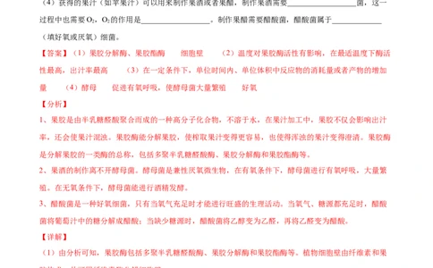 解密24酶的应用（讲义）-高频考点解密2021年高考生物二轮复习讲义+分层训练_新高考复习资料_2021年新高考资料_高频考点解密2021年高考生物二轮复习讲义+分层训练4.7更新