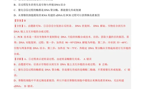 解密19基因工程（分层训练)（解析版）_通用版（老高考）复习资料_2023年复习资料_二轮复习_高频考点解密2023年高考生物二轮复习讲义+分层训练（全国通用）