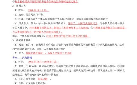 秘籍04++中国现代史（八下）（思维导图+大单元整合+考点清单+难点点拨）-备战2024年中考历史抢分秘籍（全国通用）_8历史中考复习_2024年中考复习资料_三轮复习_考前抢分法宝