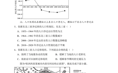 试题_2025年03月试卷_0323陕西省西安市雁塔区第二中学2024-2025学年高一下学期第一次月考_西安市雁塔区第二中学2024-2025学年第二学期第一次月考高一年级地理