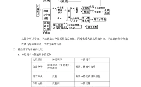 解密18神经&mdash;体液&mdash;免疫（讲义）-高频考点解密2021年高考生物二轮复习讲义+分层训练_新高考复习资料_2021年新高考资料