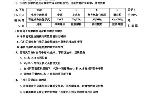 试题_2025年01月试卷_0122吉林省吉林市普通中学2024-2025学年高一上学期期末考试_吉林省吉林市普通中学2024-2025学年高一上学期期末考试化学Word版含答案