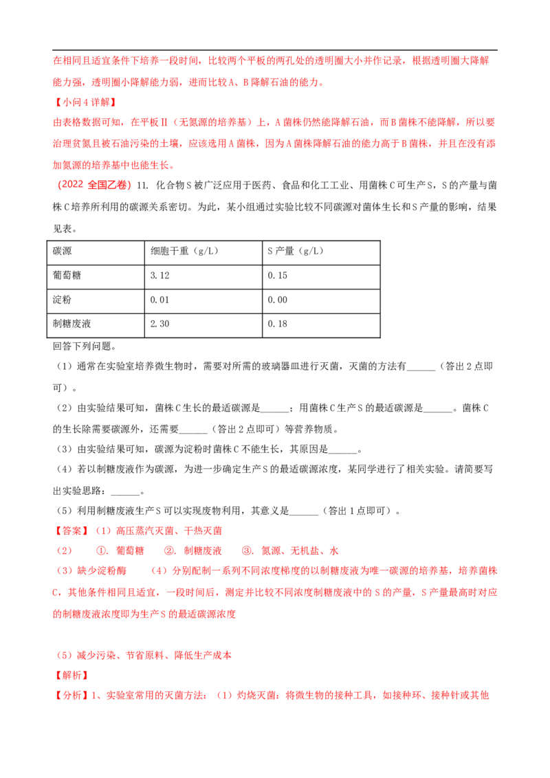 解密17发酵工程（讲义）（教师版）_通用版（老高考）复习资料_2023年复习资料_二轮复习_高频考点解密2023年高考生物二轮复习讲义+分层训练（全国通用）
