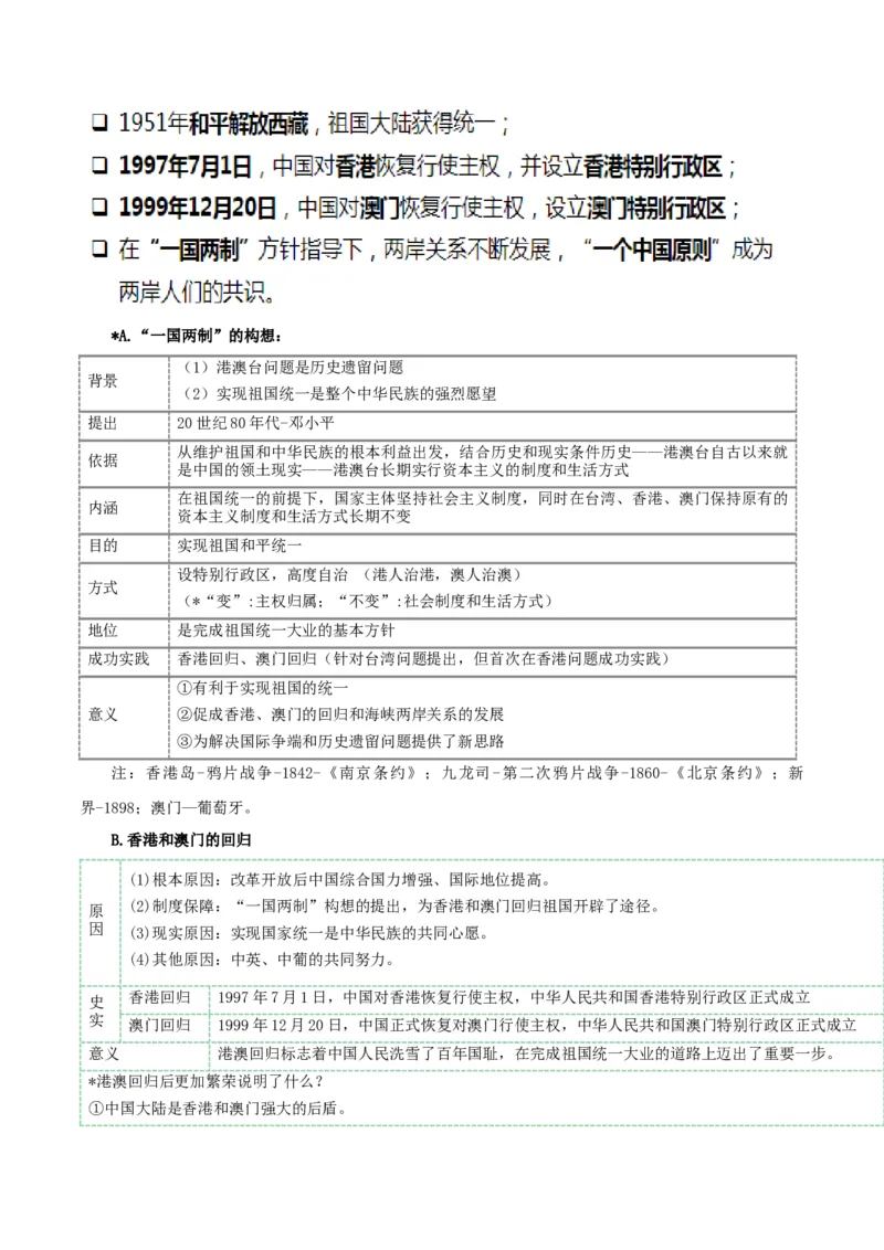 热点08从&ldquo;全面建设社会主义现代化新西藏&rdquo;谈民族团结与国家统一（原卷版）_8历史中考复习_2023年中考复习资料_专项复习_冲刺中考2023年历史时事热点抢分集训+重难点抢分攻略