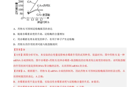 解密14植物生命活动的调节（分层训练)（解析版）_新高考复习资料_2023年新高考复习资料_二轮复习_高频考点解密2023年高考生物二轮复习讲义+分层训练（全国通用）288808838