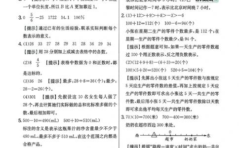 答案解析数学人教六下_2026春季学期_26春人教数学《实验班提优训练》1-6下_26春《实验班提优训练》人教数学6下