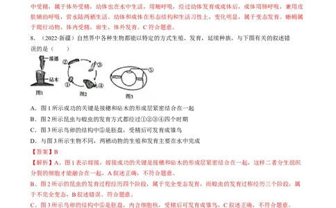 热点04两栖类的生殖发育及生物的多样性-2023年中考生物热点&middot;重点&middot;难点专练（全国通用）（解析版）_6生物中考复习_2023年中考复习资料_专项复习